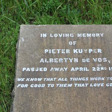 VOS Pieter Kuyper Albertyn, de -1949