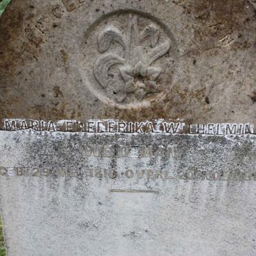 WEDEMAN Maria Frederika Wilhelmina 1819-1887