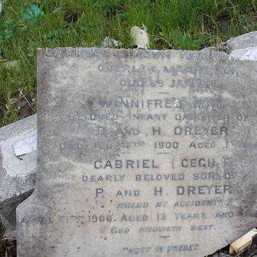 WANNENBURG Gabriel Gideon -1901 :: DREYER Winnifred May -1900  :: DREYER Gabriel  -1906