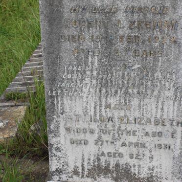 ZEEMAN Robert J. -1924 &amp; Mathilda Elizabeth -1931