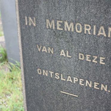In Memoriam van al deze ontslappenen
