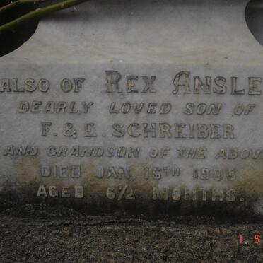 ANSLEY John James -1889 &amp; Annie -1903