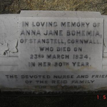 BOHEMIA Anna Jane -1934