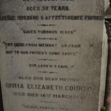 COURTIS Emma Elizabeth -1930