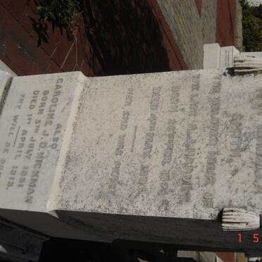 SMITH Ann Isabella 1873-1906 :: HICKMAN Caroline J.D. 1851-1913