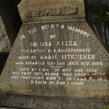 KITCHENER Louisa Eliza -1909