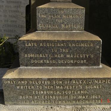 NAPIER George 1869-1898