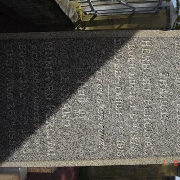 PERCIVAL Francis Herbert 1878-1915, Leonard Mumford PERCIVAL 1883-1957