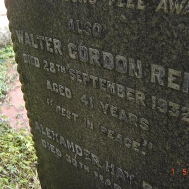 REID Walter Gordon -1932 :: REID Alexander Hay ??-??