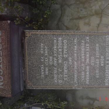 ROBERTSON Mary Susan 1841-1882