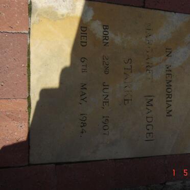 STARKE Margaret 1907-1984