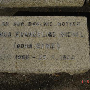 SICHEL Linda Evangeline nee SYME 1896-1966