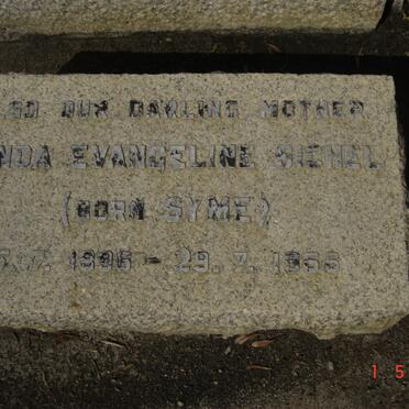 SICHEL Linda Evangeline nee SYME 1896-1966