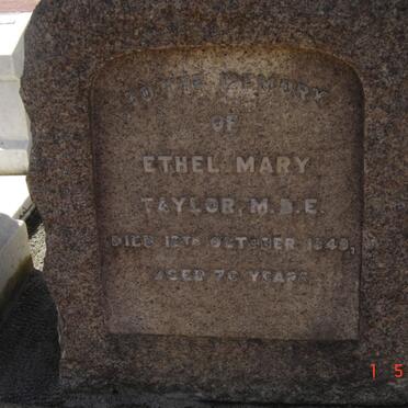 TAYLOR Ethel Mary -1849