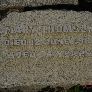 THOMSON Mary -1960