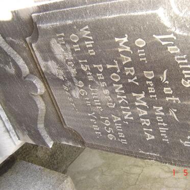 TONKIN Mary Maria -1956