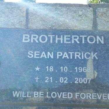 BROTHERTON Sean Patrick 1968-2007