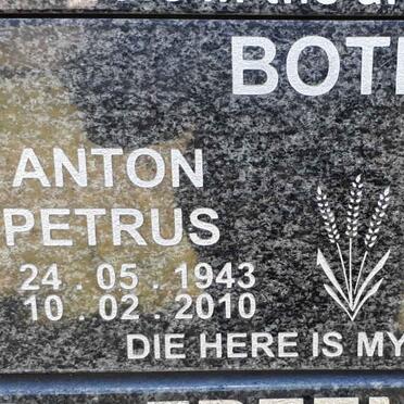 BOTES Anton Petrus 1943-2010