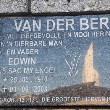 BERGH Edwin, van der 1970-2003