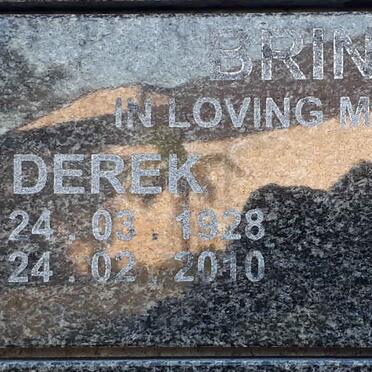 BRINK Derek 1928-2010