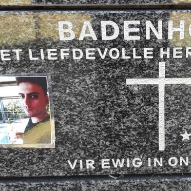 BADENHORST Wessel Frans 1989-2020