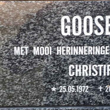 GOOSEN Christiff 1972-1988
