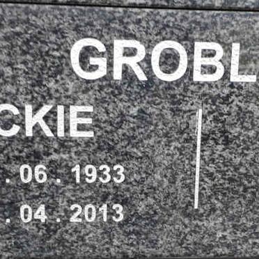 GROBLER Ockie 1933-2013 &amp; Trudie 1937-2013