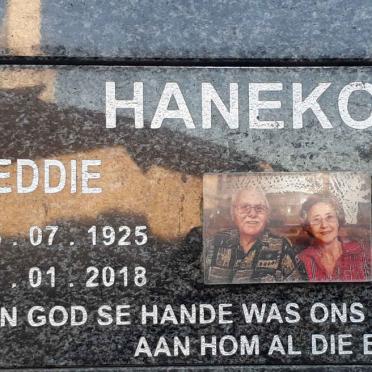 HANEKOM Eddie 1925-2018 &amp; Théda 1925-2021