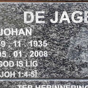 JAGER Johan, de 1935-2008