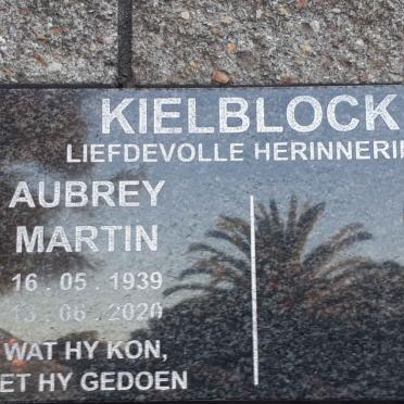 KIELBLOCK Aubrey Martin 1939-2020