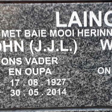 LAING J.J.L. 1927-2014 &amp; E.W.N. 1927-2006