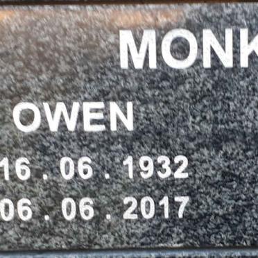 MONK Owen 1932-2017 &amp; Lilla 1932-2007