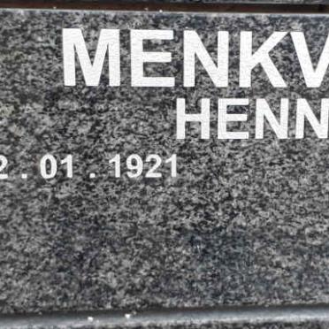 MENKVELD Hennie 1921-2014
