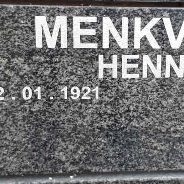 MENKVELD Hennie 1921-2014