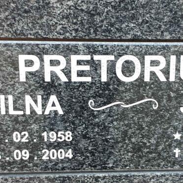 PRETORIUS Johan 1955-2020 &amp; Wilna 1958-2004