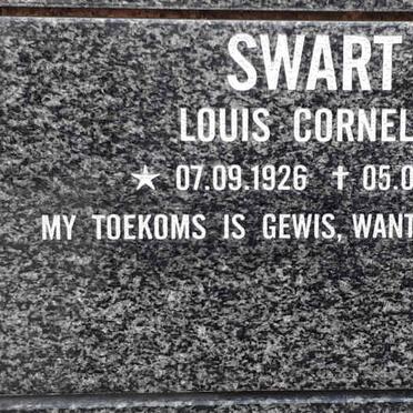 SWART Louis Cornelis 1926-2001