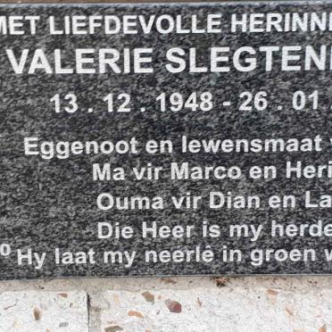SLEGTENHORST Valerie 1948-2018
