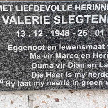 SLEGTENHORST Valerie 1948-2018