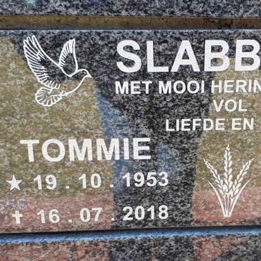 SLABBERT Tommie 1953-2018
