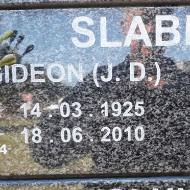 SLABBER J.D. 1925-2010