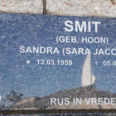 SMIT Sara Jacomina nee HOON 1959-2004
