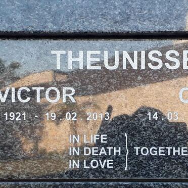 THEUNISSEN Victor 1921-2013 &amp; Corrie 1926-2008