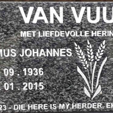 VUUREN Wilhelmus Johannes, van 1936-2015 &amp; Johanna Catharina 1931-2017