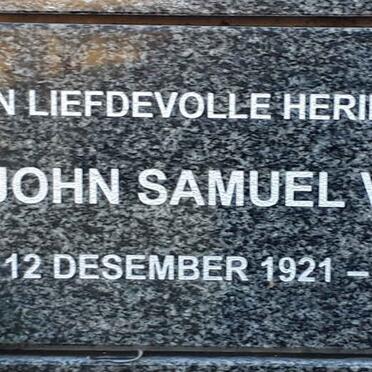 VERCUEIL Johan Samuel 1921-2006