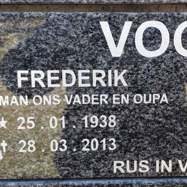 VOGES Frederik 1938-2013
