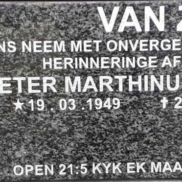 ZYL Pieter Marthinus Albertus, van 1949-2015