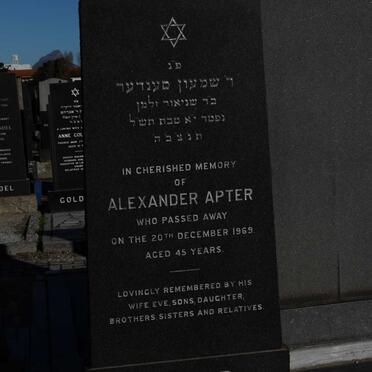 APTER Alexander -1969