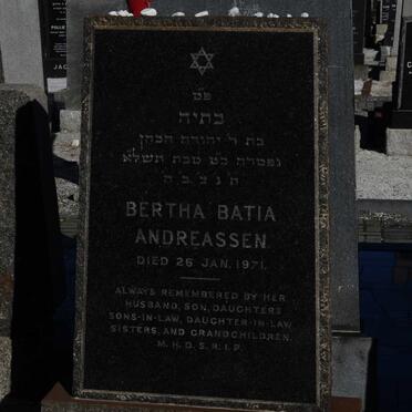 ANDREASSEN Bertha Batia -1971