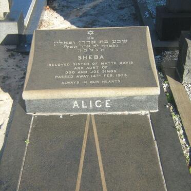 ALICE Sheba -1973