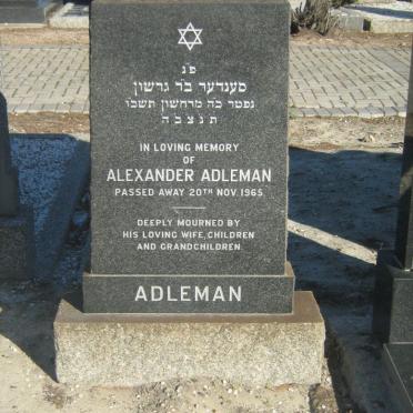 ADLEMAN Alexander -1965